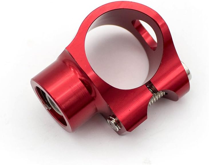 Motorcycle Adjustable Steering Damper Steering Damper Stabilizer Safety Control with Mounting Bracket Kits Fit for Benelli BN600 BJ600 All Years (Red)