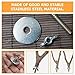 POPETPOP 12sets Bird Perch Hardware Kit Strong Clamp Accessories for Birdcage Perch Stand Feeder Easy to Install Fixing Screws Nuts and Gaskets for Animals