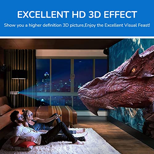 2Pcs Dlp Link 3D Glasses, 144Hz Rechargeable Active Shutter Glasses For All Dlp Link 3D Projectors, Built In 80 Mah Battery, For Xgimi Zx4 H1, For Jmgo G1 G3 X1, For Acer, For Optoma #TOP3