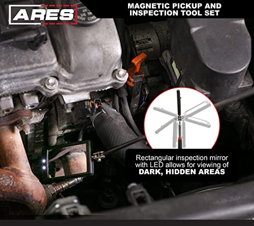 image for ARES 10094 – 5-Piece Magnetic Pickup and Inspection Tool Set – Pic