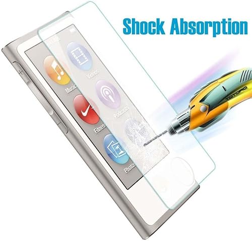 Miniatura 4 de Protector de pantalla ultrafino 9H de vidrio templado para iPod Nano 7 8 8 8G LCD Protector de pantalla, a prueba de golpes y arañazos (funda
