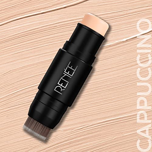 Image of RENEE Face Base Foundation Stick with Applicator - Cappuccino, 8gm