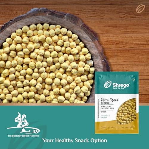 Image of Shrego Roasted Whole Chana (Desi Chickpeas Without Husk) (360 gm) (Pack of 3)
