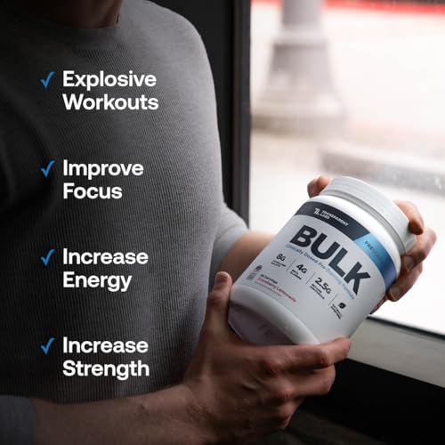 Image of Transparent Labs Bulk Pre Workout Powder - Naturally Sweetened Preworkout for Men & Women, Pre Work Out for Muscle Building & Strength w /Beta Alanine & BetaPure - 30 Servings, Pineapple Coconut