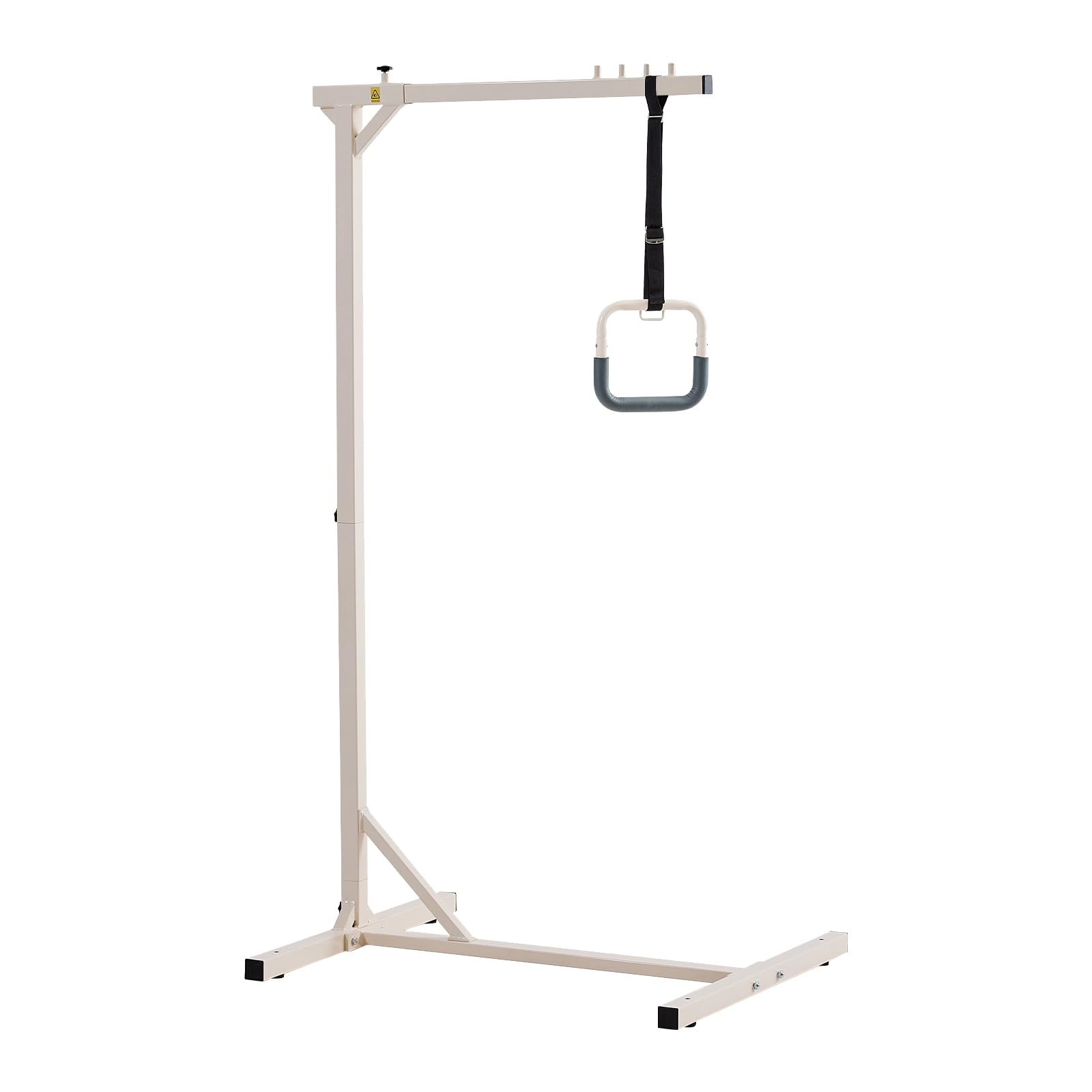 VEVOR Trapeze Bar for Bed Mobility, Heavy-Duty Steel Free Standing Trapeze Bar 250 LBS Weight Capacity, Hospital Bed Pull Up Assist for Elderly &