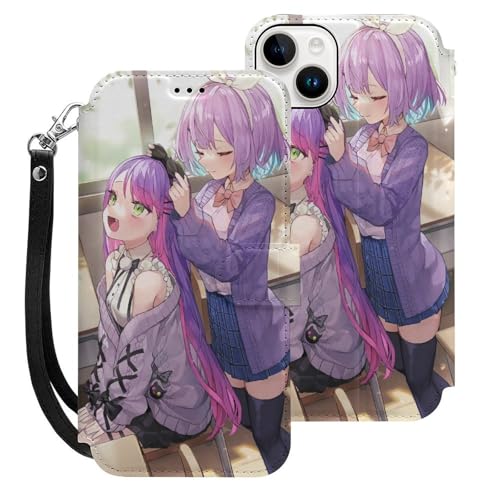 iPhone 15 Plus ��p�P�[�X �蒠�^ ���킢���A�j���� VTuber �g���l �{������� �X�}�z�P�[�X �y�Ռ��z������TPU�f�� �S�ʕی�z ���z�^ IPhone��p�P�[�X/�J�o�[ �D/�J�[�h���[ ���u��/�X�^���h�@�\ �y�� �ϏՌ� �����h�~ 