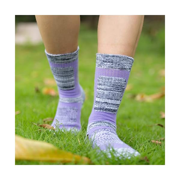 YUEDGE 5 paar Baumwolle Sportsocken für Damen Atmungsaktiv Hochleistung – Bild 7