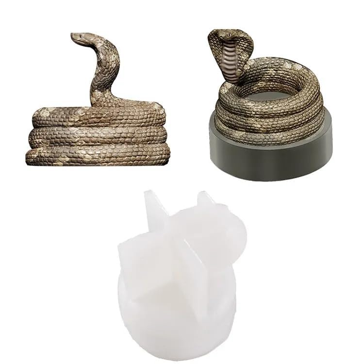 MATIN IMPEX 3D Concrete Candle Holder Mold Candle Stand Silicone Mold Candlestick Aromatherapy Plaster Cement Resin Molds Home Decor, White, 7.4 * 7.4 * 6.5cm-image-3