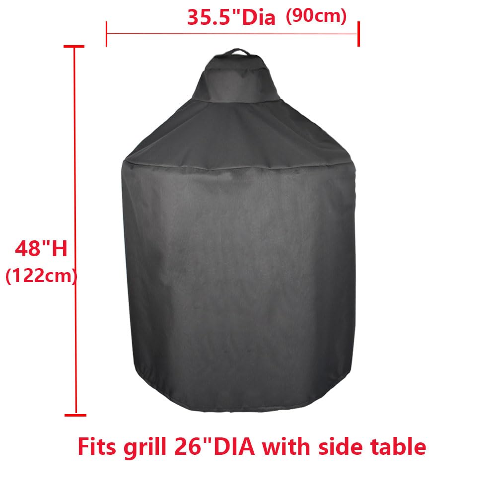 Mini Lustrous Grill Cover Compatible with Extra Large Big Green Egg Gill, Kamado Ceramic Grill Cover - Image 2