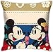Bxad Poszewki na poduszki z motywem słodkiej myszki Mickey poszewka na poduszkę na sofę łóżko krzesło wystrój domu. (45 x 45 cm)