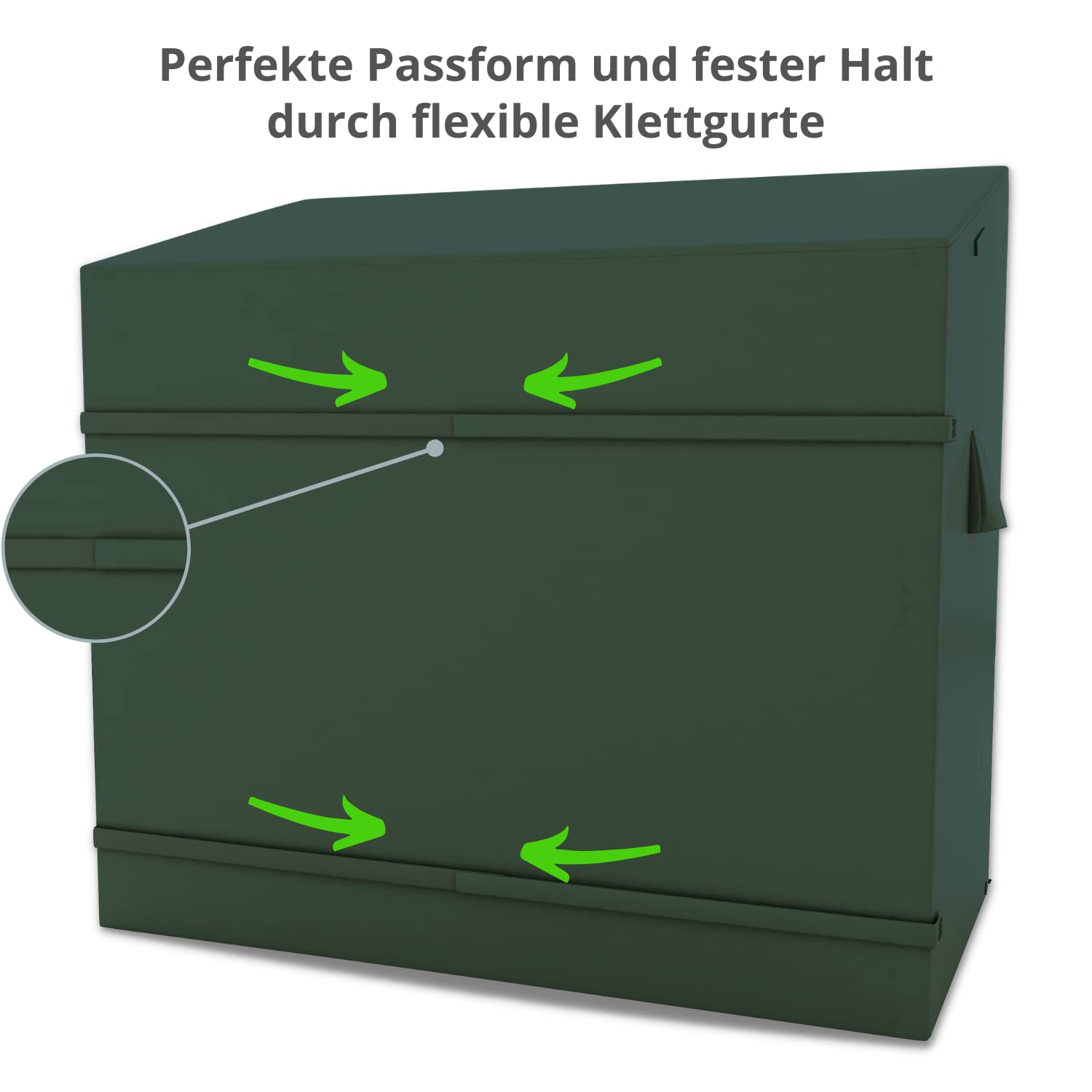 REVALA® Strandkorb Schutzhülle Winterfest | Abdeckung Strandkorb 2 sitzer | Strandkorbhülle 155 x 90 x 160 | UV-beständige Hülle Strandkorb XXL wasserdicht aus 600D Oxford | Inkl. Aufbewahrungstasche
