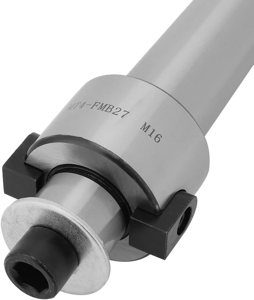 M12 Thread Taper Tool Holder | Steel Mill Arbor for Milling Machine | MT3 - FMB22 / MT3 - FMB27 Adapter | 138mm Length with 22mm Groove (MT3-FMB27 M12)