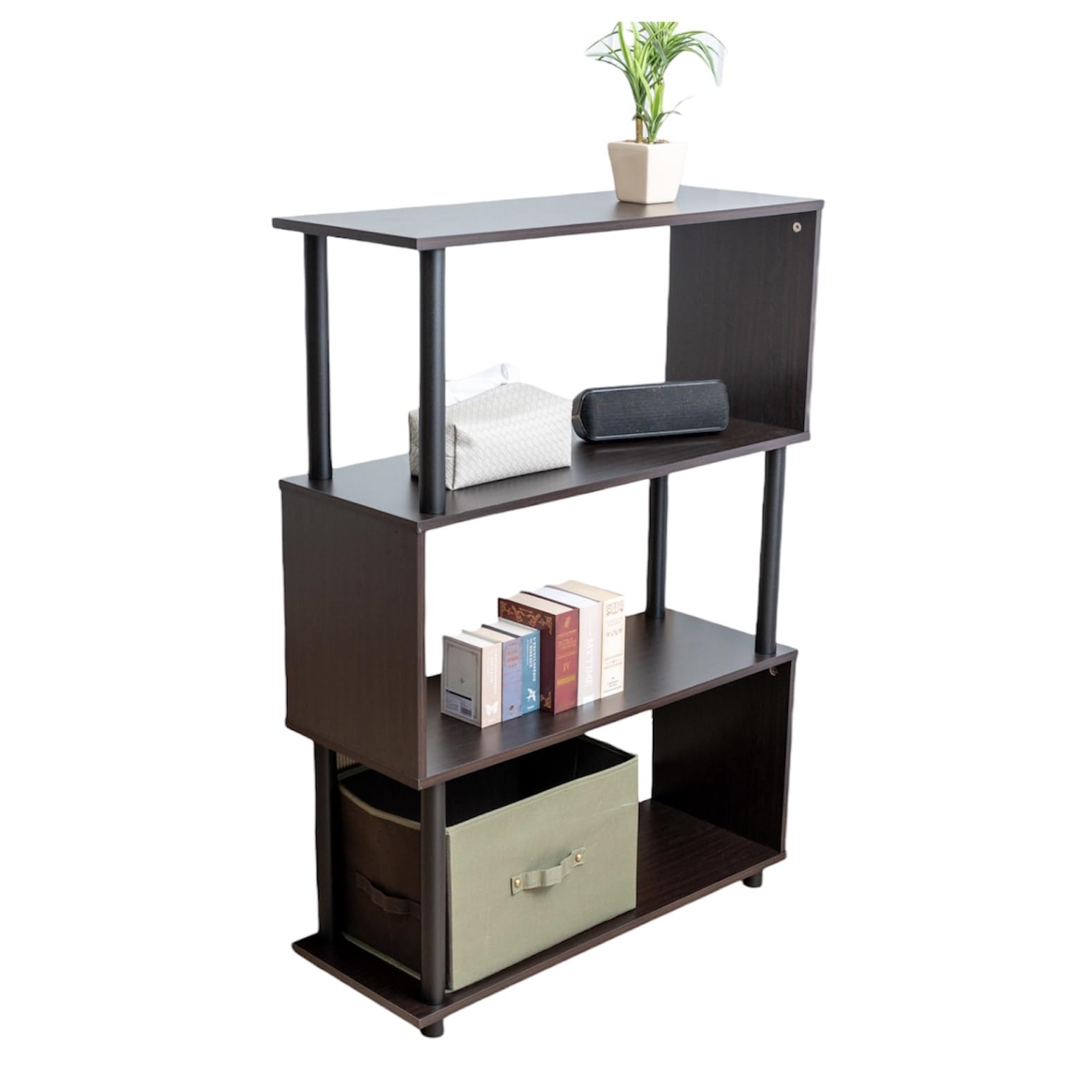 Amazon｜OKUNAI S字ラック 4段 幅約80cm 奥行約30cm 高さ約112.5