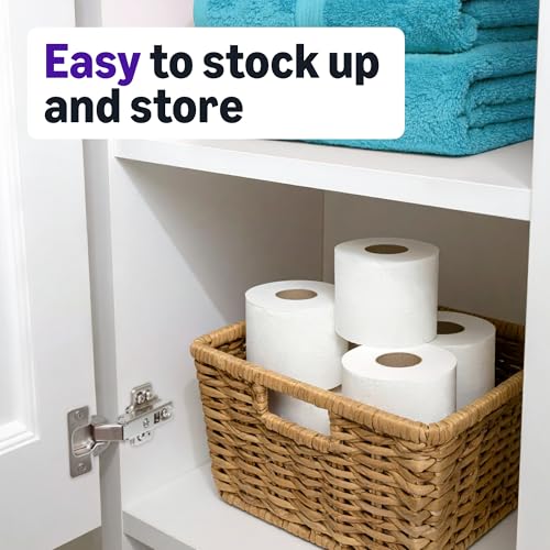 Image of Amazon Basics Soft and Strong 2-Ply Toilet Paper, 18 Ultra Rolls = 72 Regular Rolls, Unscented, 340 Sheet (3 Packs of 6), Packaging May Vary