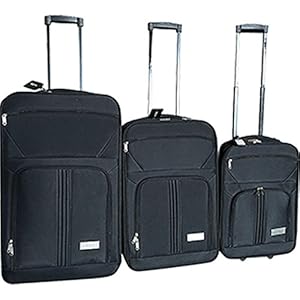 Mc Allister rolkoffer verschillende maten M L XL reiskofferset trolley reistas met wieltjes rolkoffer sporttas reistas zwart