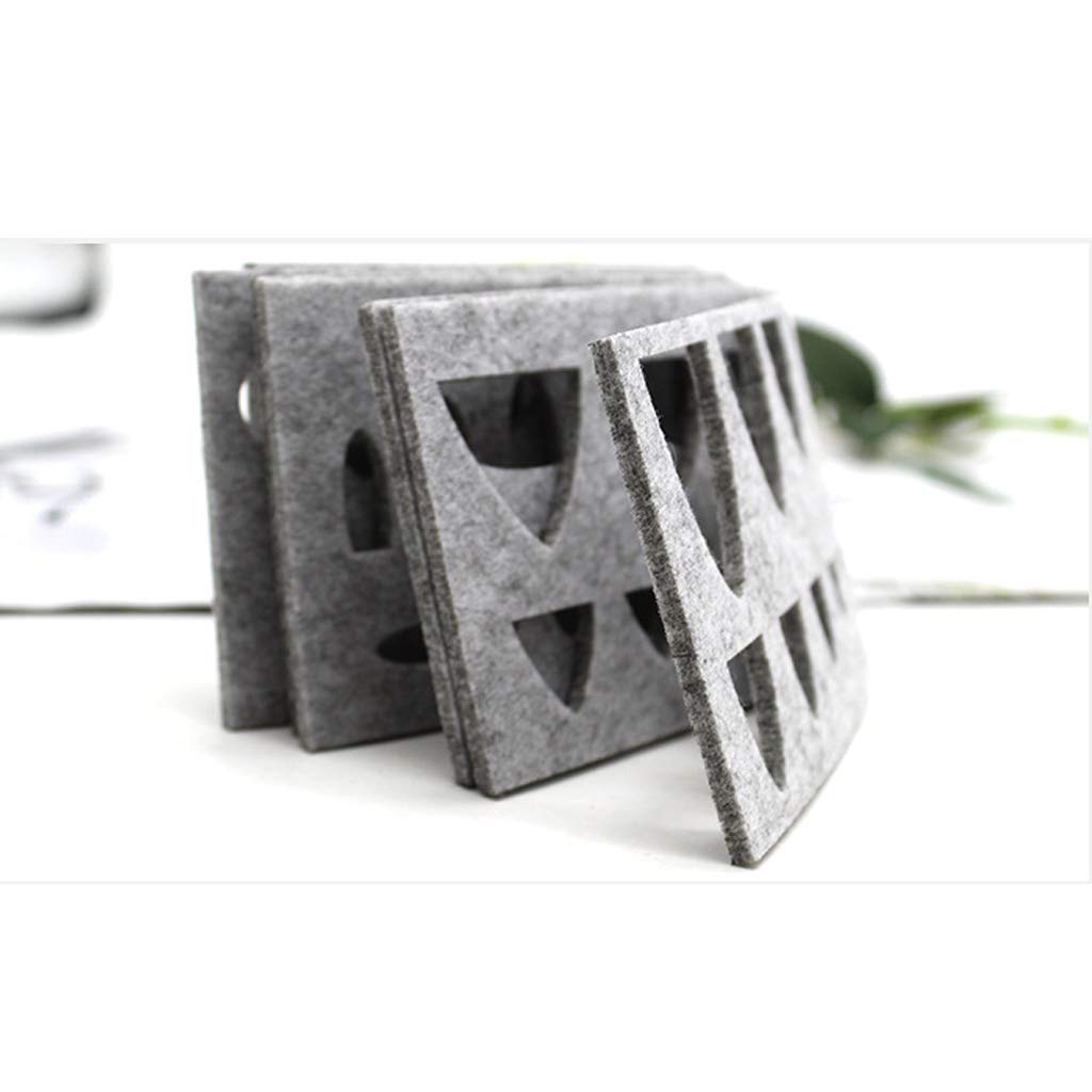 Saccgt 8pcs Wool Felt Mold Needle Felting Craft Stencil Applique Handicraft Shng, As Pic Shows