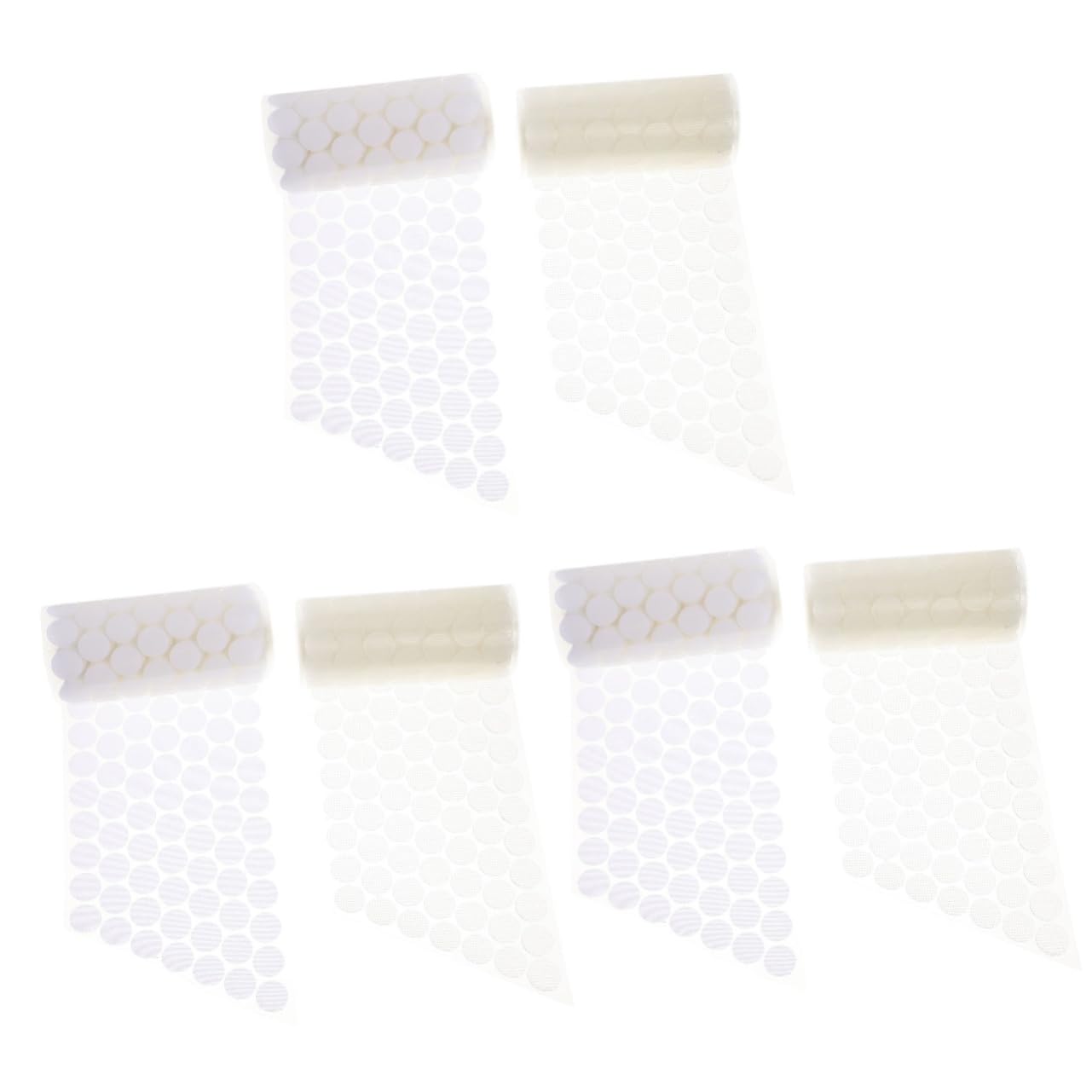 STOBOK 1500 Pares Punto Autoadhesivo Monedas De Puntos Adhesivos Redondos Círculo Autoadhesivo Pegatinas Redondas Nylon Poliéster Pp Mezclado Desmontable Niño Pequeño