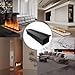 CKJJZY 3D Water Vapour Electric Fireplace, Multi-Color LED 3D Flame Fireplace, Atomizing Fireplace, Fireplace Humidifier Automatic Water Filling,