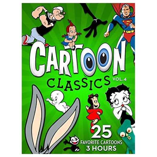 Cartoon Classics - Vol. 4: 25 Favorite Cartoons - 3 Hours