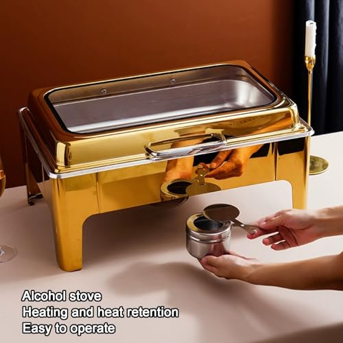 Chafing dishes réchaud de plateau de service pour événements - 5