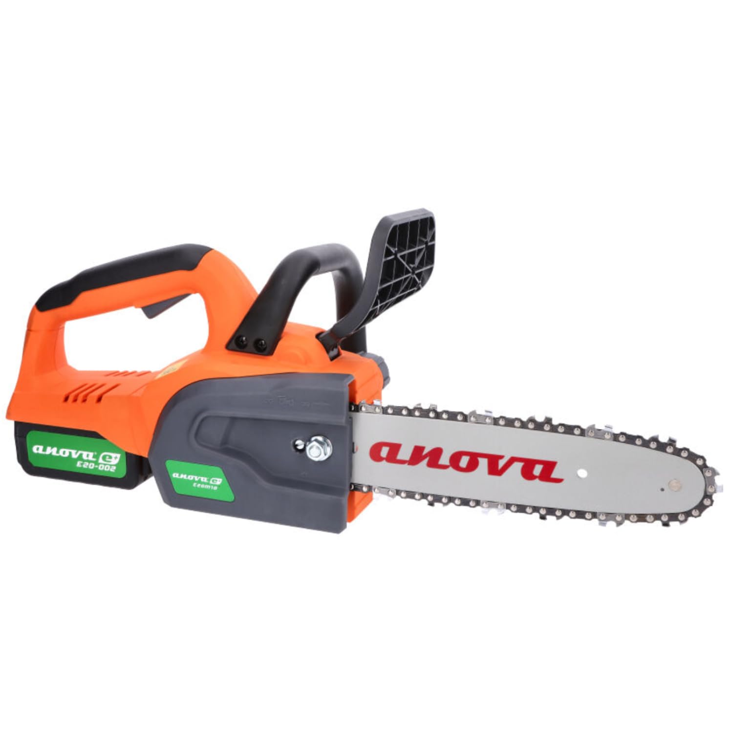 anova - Motosierra Batería E+ 20V | Potencia 700 W | Espada 10" | Velocidad Cadena 8 m/s | Tanque Aceite 120 ml | para Tala, Poda y Corte de Madera en Jardín y Trabajos Forestales | Diseño Robusto