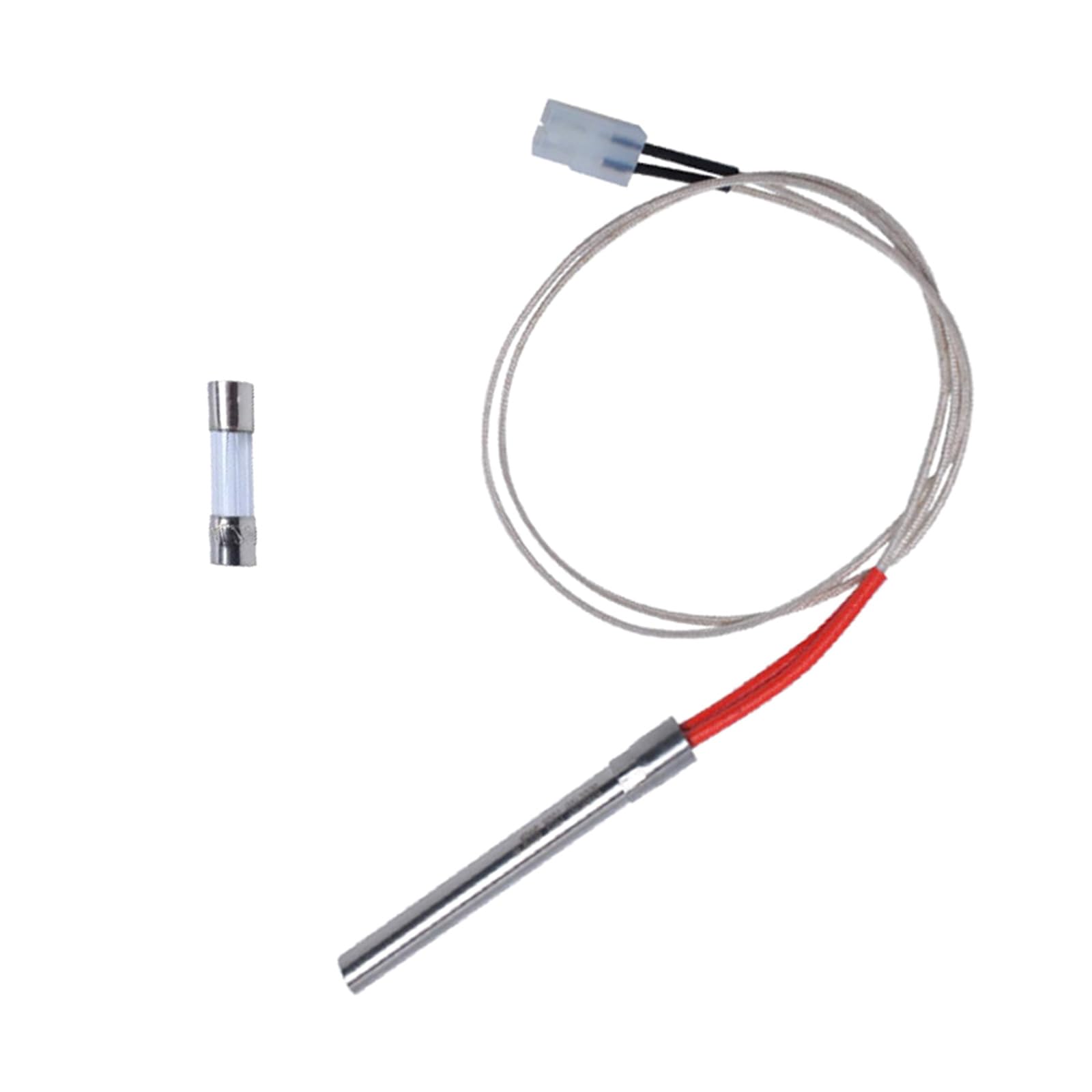 HZBB Grills Hot Rod Ignitor with Fuses Replacement Grills Starter Hot Rod Starter Part for Fireplaces Stove Parts Pellet Stove Igniters