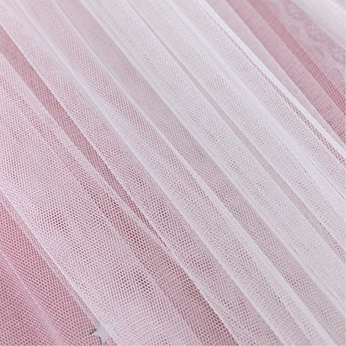 Image of XiDi Curtains for Bedroom Decor, Rainbow Pink-Grey-52-45