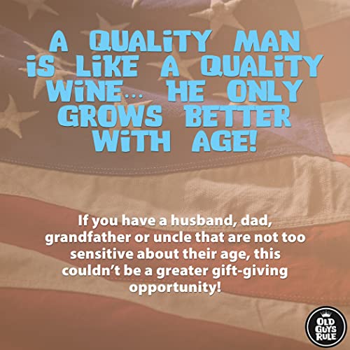 OLD GUYS RULE Men's Graphic T-Shirt, Made in The USA - 4th of July, Veterans Day, Memorial Day - Novelty Patriotic Summer Tee4