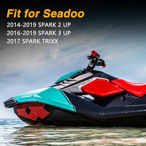 Image of FUSCH Rear Access Cover RH Rear Access Cap Compatible with Seadoo Spark 2 UP Spark 3 UP 900 ACE Spark Trixx Replace#: 291003390