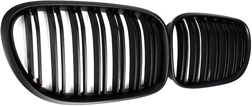 Miniatura 5 de XinYu Carcyling - Rejilla de parachoques delantero para BMW 7-Series F01 F02 740i 745i 750i 2009-2015 (negro mate)