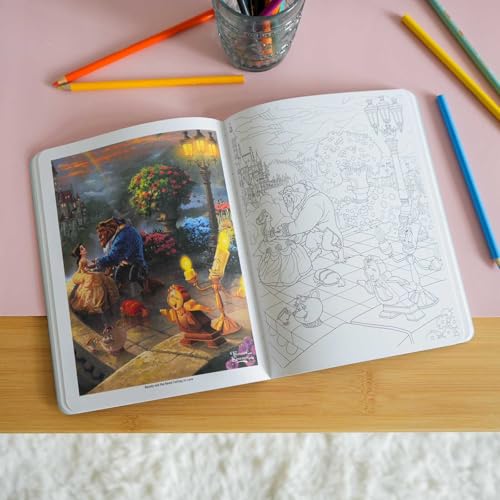 Disney Dreams Collection Thomas Kinkade Studios Disney Princess Coloring Book - 4