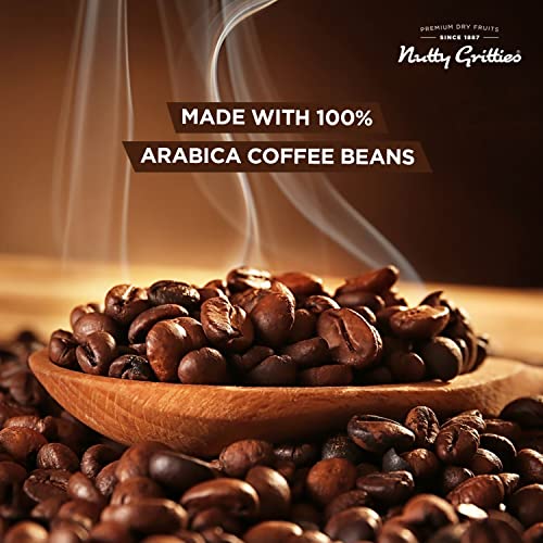 Image of Nutty Gritties Almonds 200g - Coffee Flavoured, Delicious Healthy Snack for All, Non Fried, Zero Oil, Crunchy