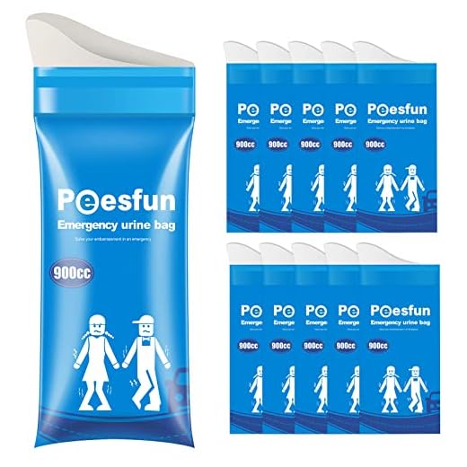 Pessfun Portable Emergency Urinal Bag, 12 Pack Travel Urine Bag, 900ml Unisex Pee Bag, Resealable Disposable Urinal for car, Traffic Jams, Camping, Road Trips, Pregnant Women, Patients, Children…