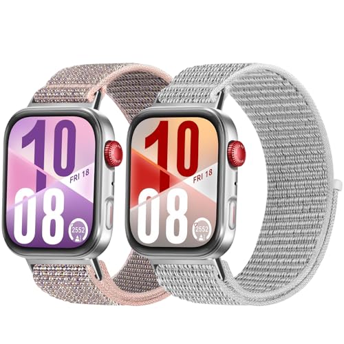XANS Nylon Armband Kompatibel mit Huawei Watch Fit 3/Fit 4/Fit 4 Pro Herren Damen Sport Loop Ersatzband für Huawei Watch Fit 4/Fit 4 Pro/Fit 3 Uhrenarmband