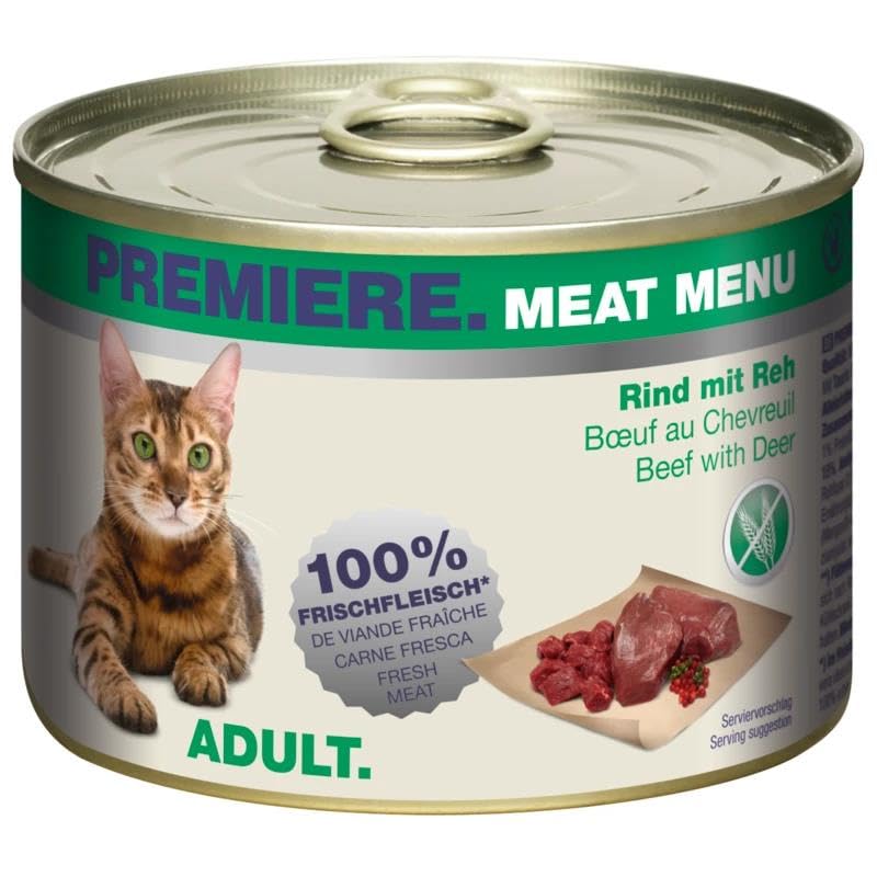 Premiere Meat Menu Adult Rind, REH 6x200g