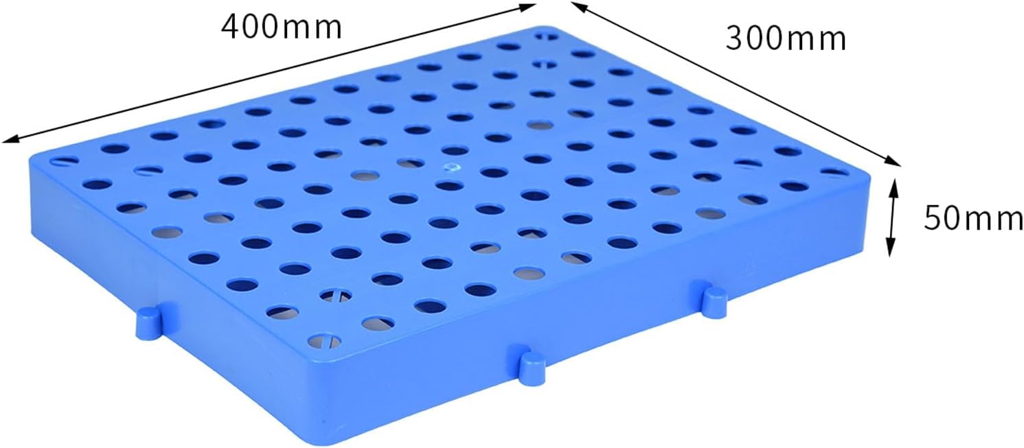 40x30x5cm Interlocking Plastic Pallet Divider – Lightweight Moisture-Resistant Floor Mat for Supermarket Basement Indoor Storage