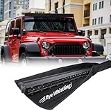 50 inch Light bar Cover spotflood Wind Noise Silencer Eliminate Whistling Now Specialized Insulation Cotton Inside Material Outside Vibration dampener Diffuser Against Sound Water dust Scratch Dirt