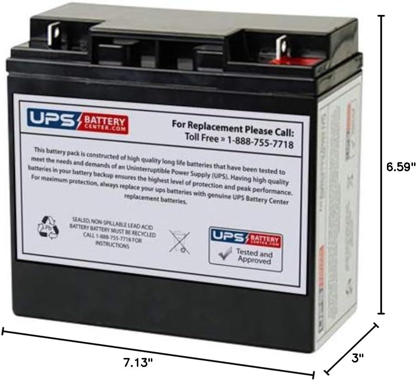 12V 18Ah NB AGM Battery Replaces 12DD-18, CB12170, CP12-17, CP12-18, GP12170, GP12180, GPL12180, EVX-12170, 12VA17, 12VA18, BD18-12, DH12170, DH12180, DM12-17, DM12-18, DMU12-17, DMU12-18, D12180