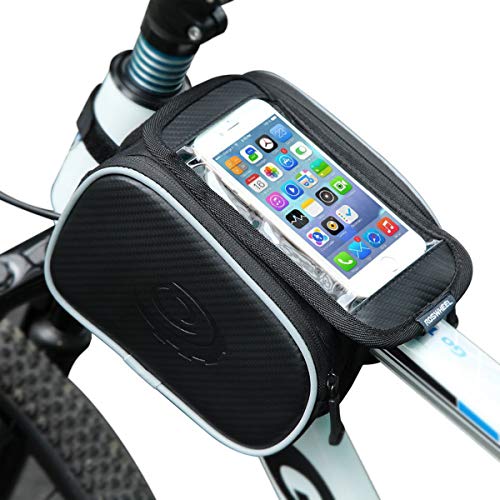 Protection smartphone vélo sacoche de cadre étanche tactile pour éviter la pluie et les chutes
