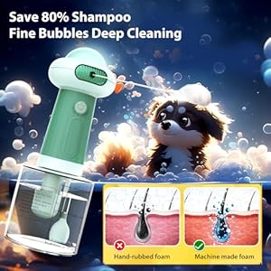 Waterproof Upgrade Dog Bath Supplies Electric Dog Shower Foam Machine Automatic Dog Soap Dispenser Magnetic Charging Shampoo Frother for Dogs Ufo Dog Bubble Machine for Pet Puppy Children green  Cucciolini Doodles Waterproof upgrade dog bath supplies electric dog shower foam machine automatic dog soap dispenser magnetic charging shampoo frother for dogs ufo dog bubble machine for pet puppy children  green   cucciolini doodles