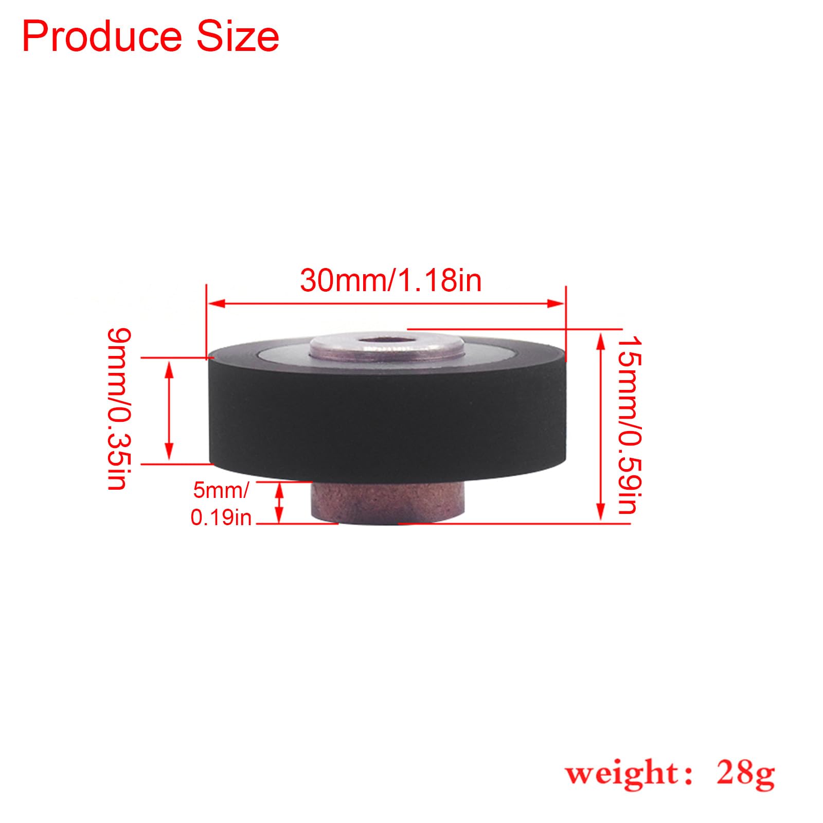 G36 Pinches Roller Speakers Accessory Metal Wheel For Portable Sound Devices Pressure Cassette Belt Pulley