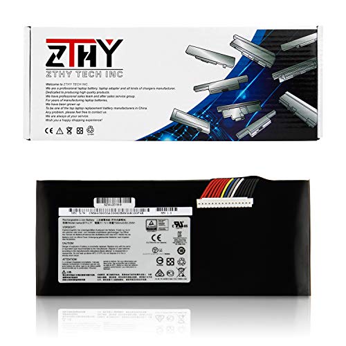 ZTHY BTY-L77 Laptop Battery Replacement for MSI GT72 2QD GT72S 6QF GT80 2QE Dominator WT72 MS-1781 MS-1783 2PE-022CN 2QD-1019XCN 2QD-292XCN Series Notebook 11.1V 83.25Wh 7500mAh