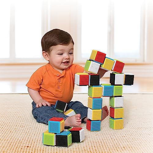 Infantino 216-051 Press & Stay Sensory Blocks thumb #2