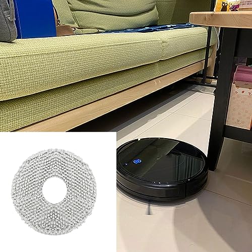 4X Mop Cloth Robotic Vacuum Cleaner Spare Replacement Mopping Cloths Tool Sweeping Parts Compatible for P10/QRevo Fine Fibermaterial Mop Pads Cleaning Cloths Vacuum Cleaner Parts Mop Pad Floor