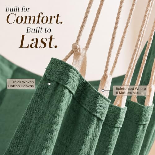 Image of Hanging Hammock Chair Swing - Outdoor & Indoor - Hammock Swing Chair