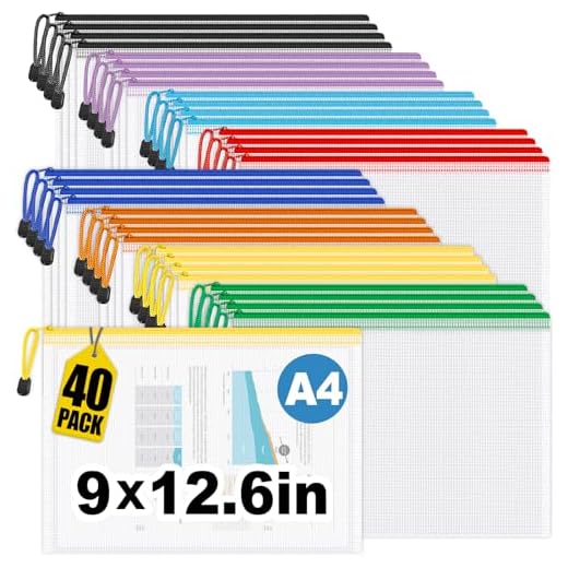 Best backpack accessories Jumlys 120 Pack Mesh Zipper Pouch Bags
