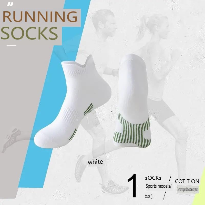 6 Pairs of Men's Athletic Cotton Socks - Cushioned Quarter Cut Ankle Socks.3