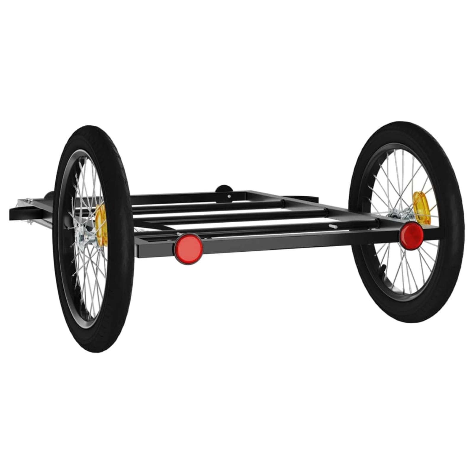 Fahrradanhänger 122x53 cm Eisen 30kg | Robustes Eisen, 30 kg Tragkraft, ideal für schwere Güter