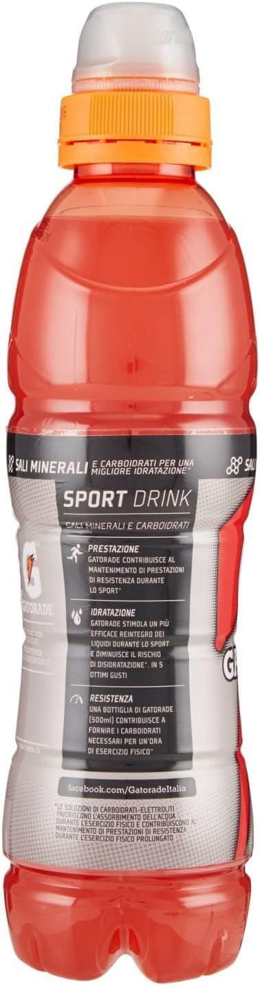 Bevanda energetica Bevanda energetica Bebida Energética Naranja sanguina Blood Orange Energy Sport Bebida 24 x 50 cl + Polpa Italiana Gourmet 400 g