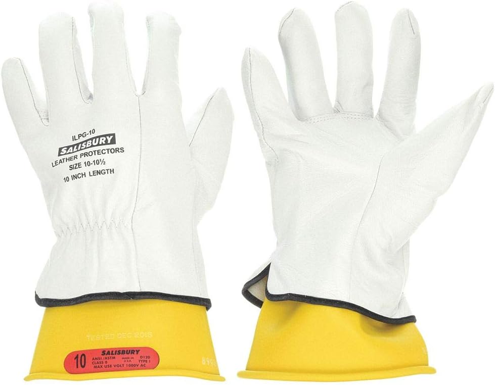 Salisbury by Honeywell GK011Y10 Insulated Glove Kit, Class 0, Yellow, 11"L, Size 10; One Pair